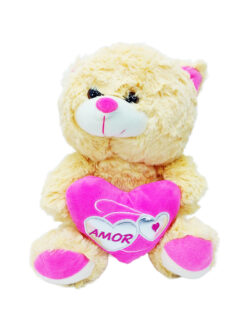 Oso de Peluche “Amor Rosa” con Luces