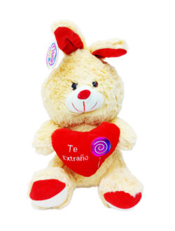 Peluche Conejito “Te Extraño" con Luces