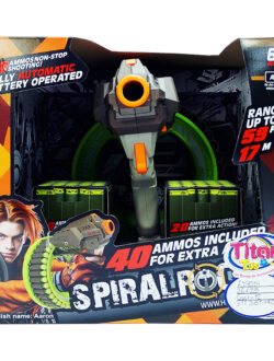 Pistola Juguete Spiralrocket de 40 misiles suaves