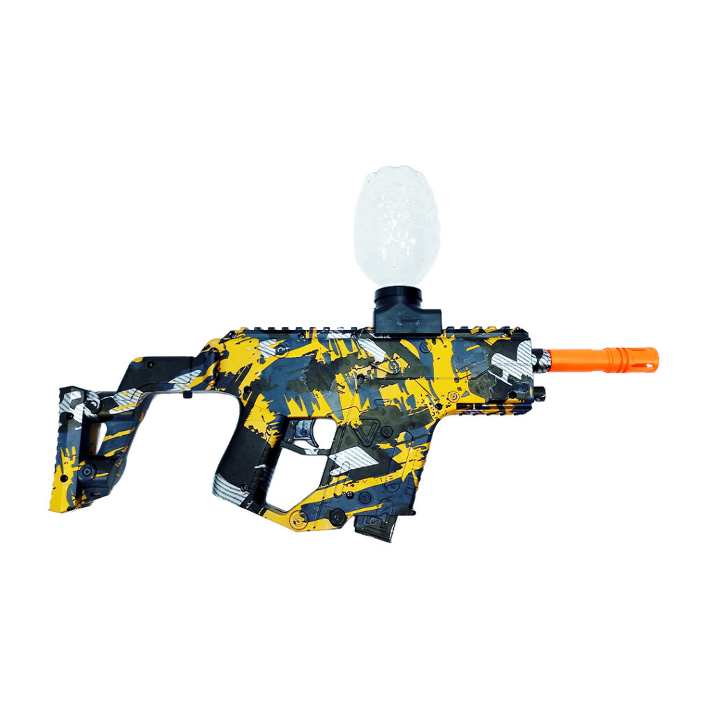 Super Sharpshooter – Pistola Eléctrica Amarilla con Balines de Gel